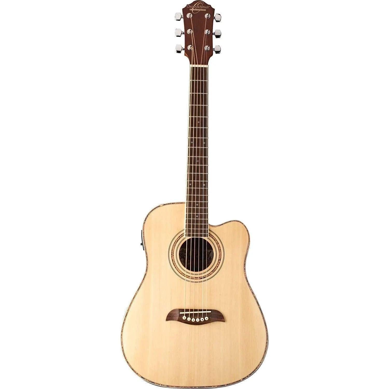 Oscar Schmidt OG1CE Acoustic-Electric Guitar - Natural - MusicMajlis