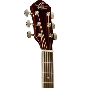 Oscar Schmidt OG2CETR Acoustic Guitar - Trans Red (Discontinued) - MusicMajlis