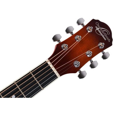 Oscar Schmidt OG2FYS Acoustic Guitar - Flame Yellow Sunburst - MusicMajlis