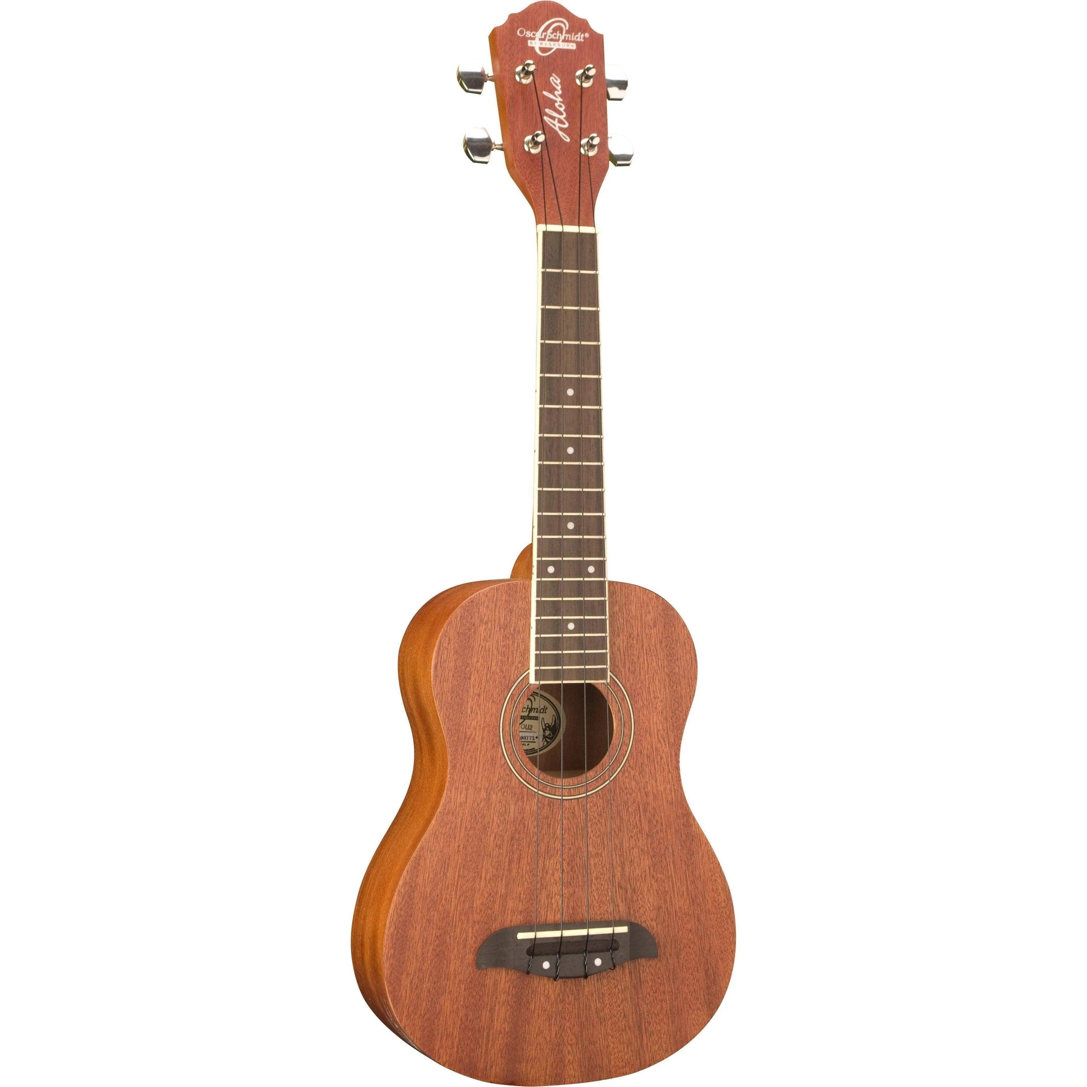 Oscar Schmidt OU2 Concert Ukulele - Natural Satin - MusicMajlis