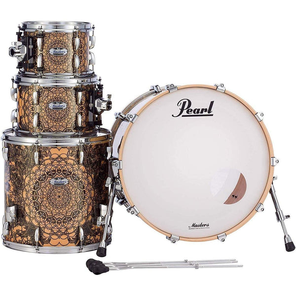 Buy Pearl Masters Maple Complete Mct924xedp C 4 Piece Shell Pack Without Snare And Hardware Cain