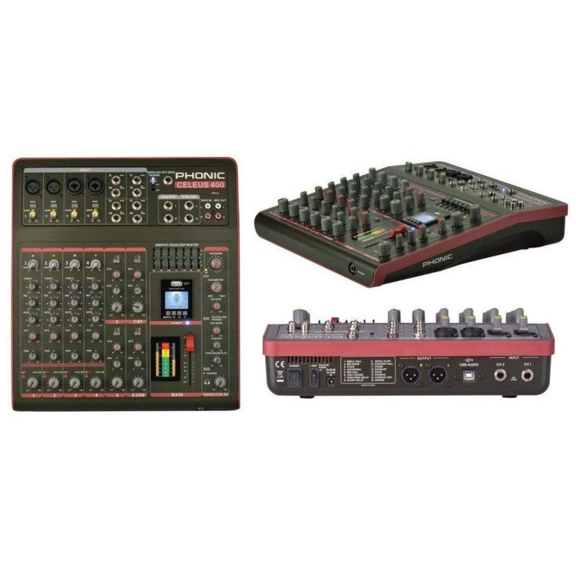 Phonic Celeus 400 Analog Mixer - MusicMajlis