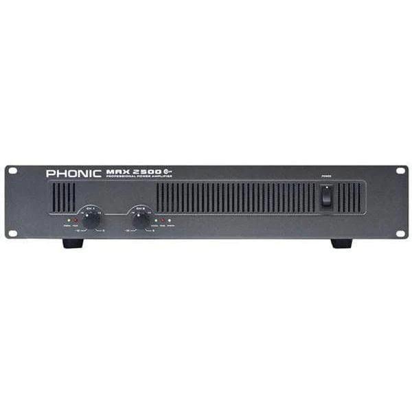 Phonic MAX 2500 PLUS 1500W Power Amplifier - MusicMajlis