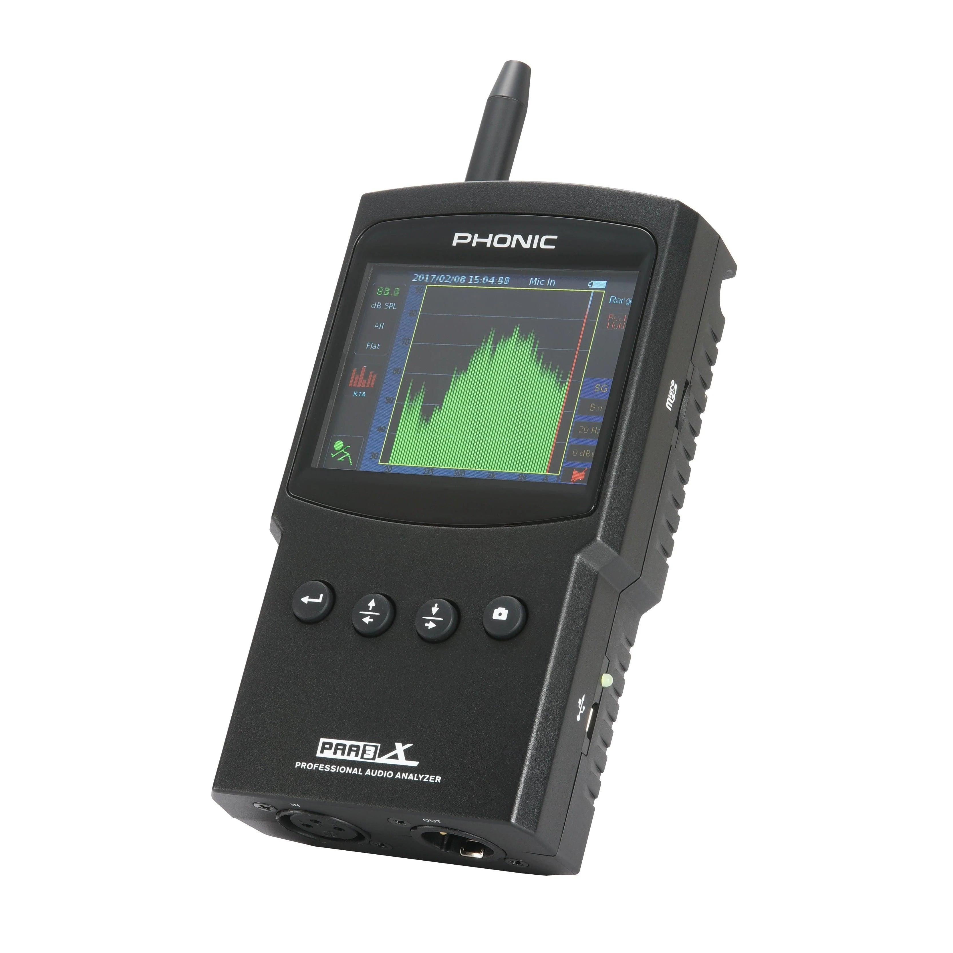 Phonic PAA3X Handheld Audio Analyzer - MusicMajlis