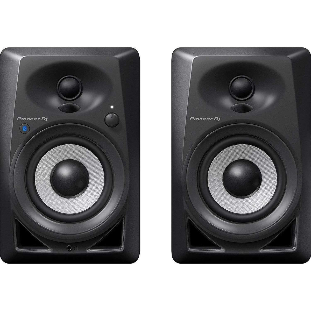 Pioneer DJ DM-40-BT Active 4" Desktop Monitors w/ Bluetooth - (Black/White) - MusicMajlis