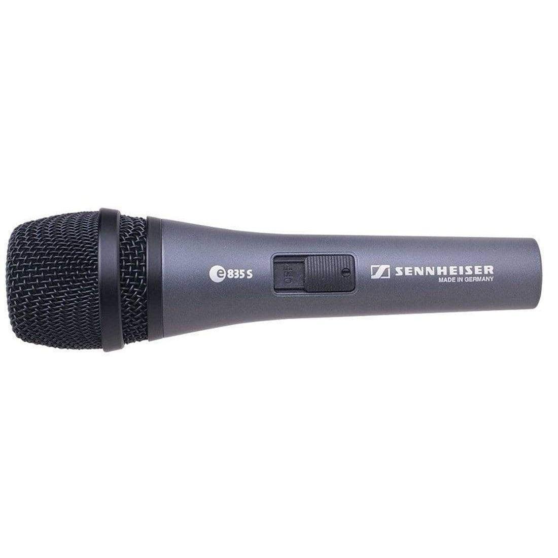 Sennheiser E 835-S Dynamic Cardioid Vocal Microphone - MusicMajlis
