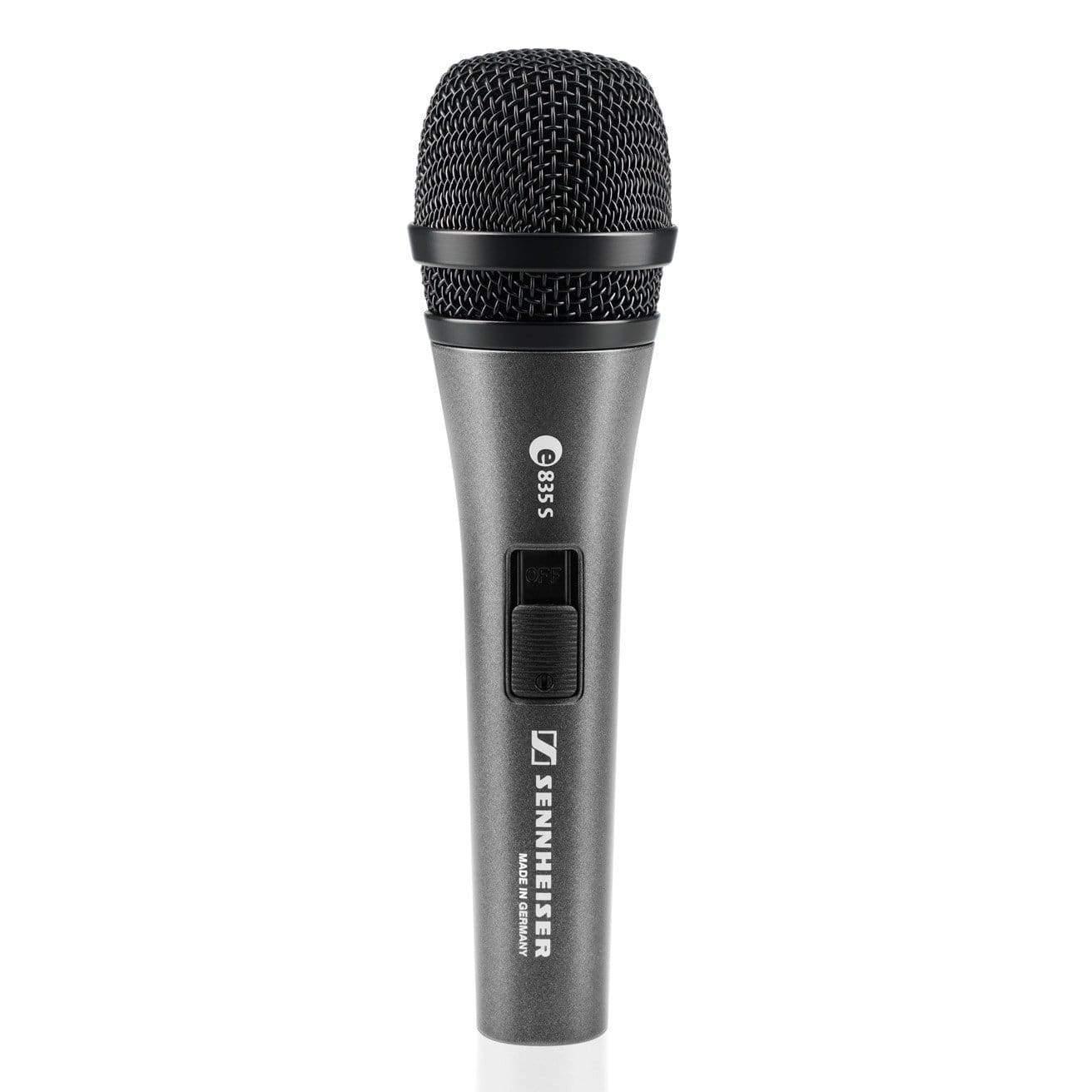 Sennheiser E835-S Vocal Microphone with On/Off Switch - MusicMajlis