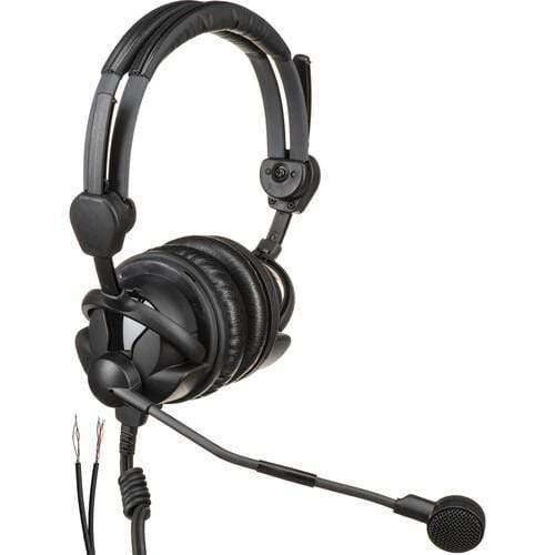 Sennheiser HMD 26-II-600-8 Broadcast Headset with 600 Ohm, Dynamic Microphone & Open-Ended Cable - MusicMajlis