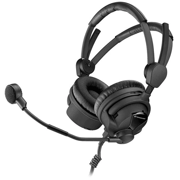 Sennheiser HMD 26-II-600 Broadcast Headset with 600 Ohm, Dynamic Microphone (Cable Sold Separately) - MusicMajlis