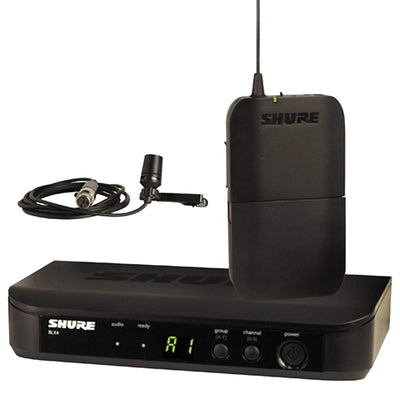 Shure BLX14UK/CVLX-K14 Wireless System with CVL Lapel Lavalier Microphone - MusicMajlis