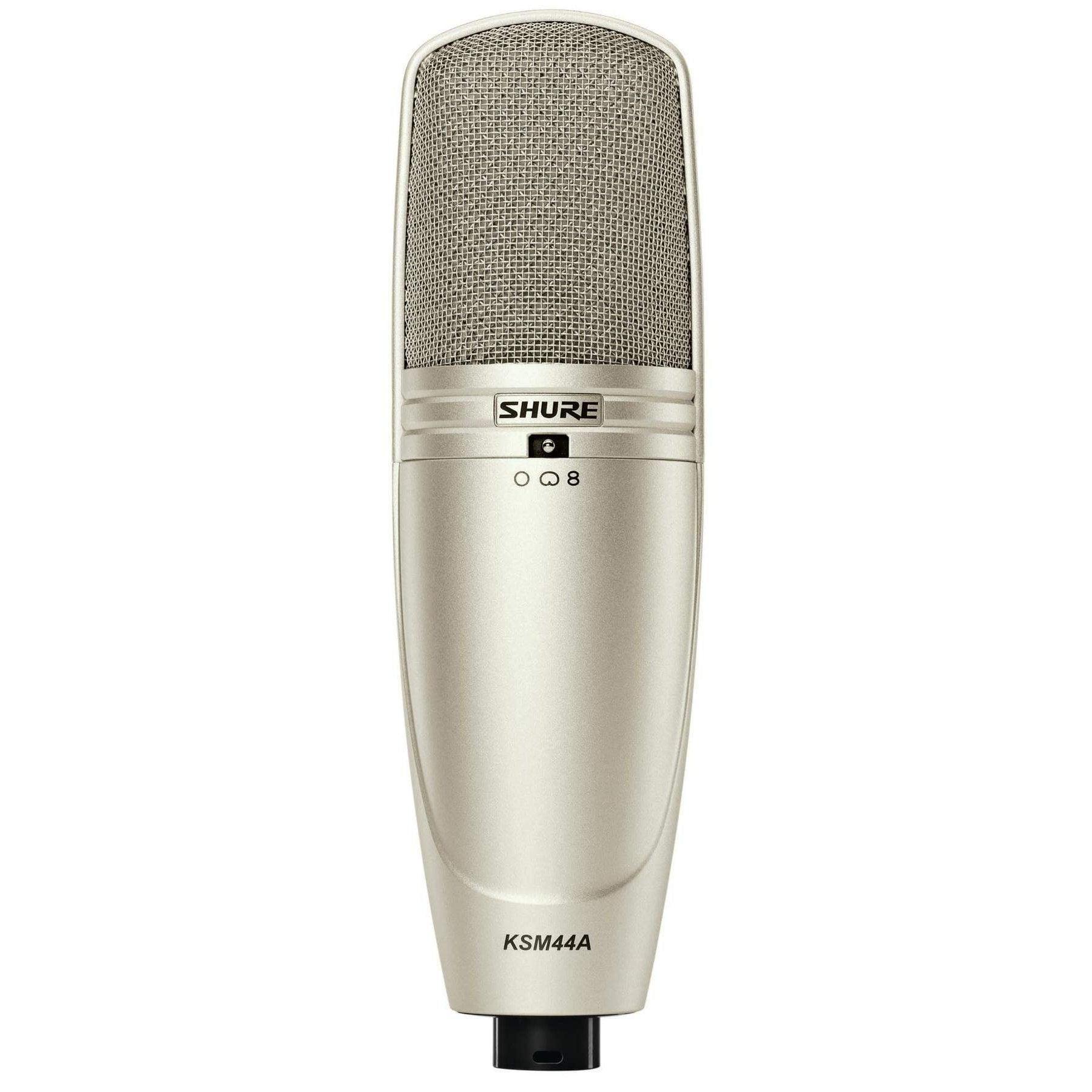 Shure KSM44A/SL Large-diaphragm Condenser Microphone - Silver - MusicMajlis