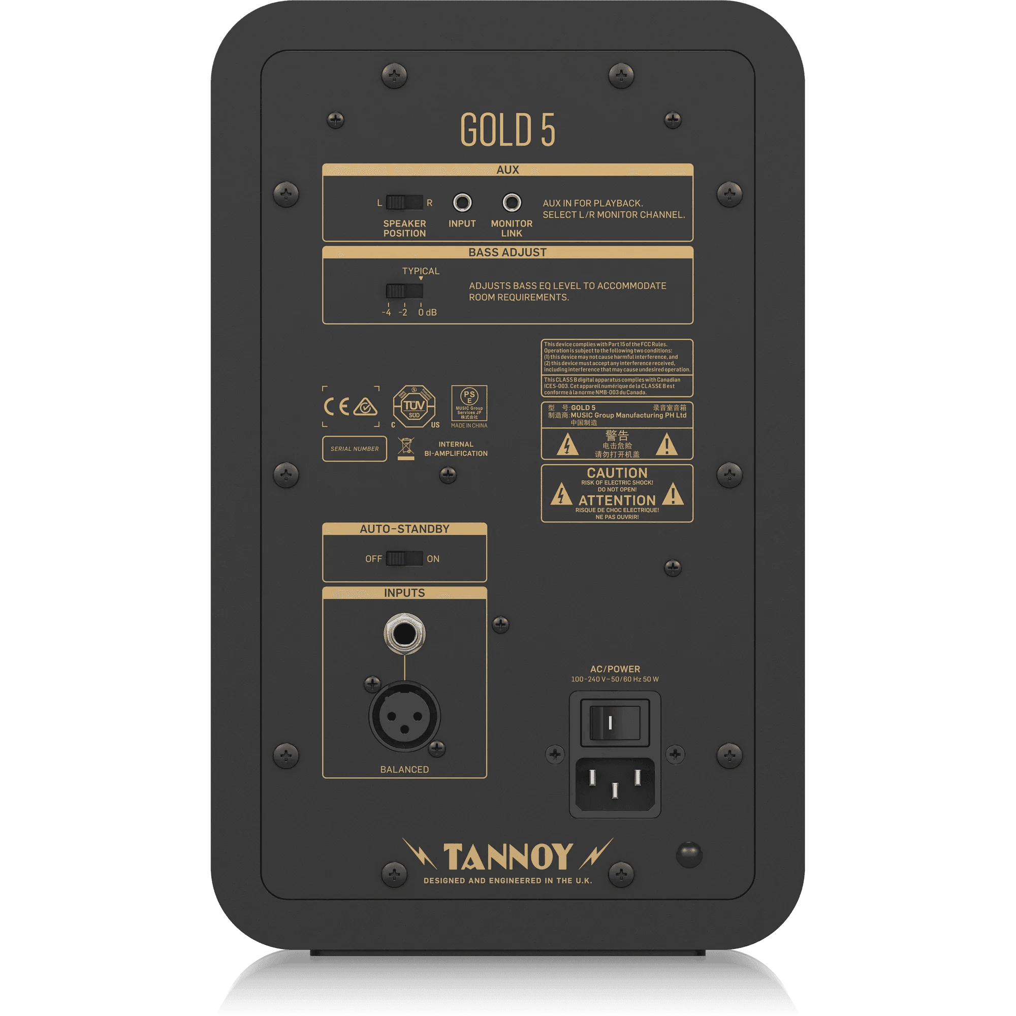 Tannoy GOLD 5 5'' Powered Studio Monitor - MusicMajlis