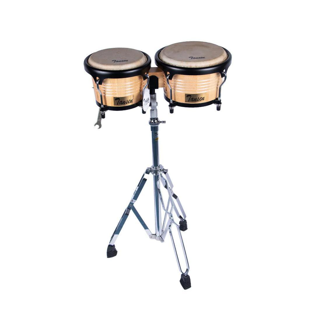 Tansen Bongo Natural Colour Ripple Stamped Rim Casting - MusicMajlis