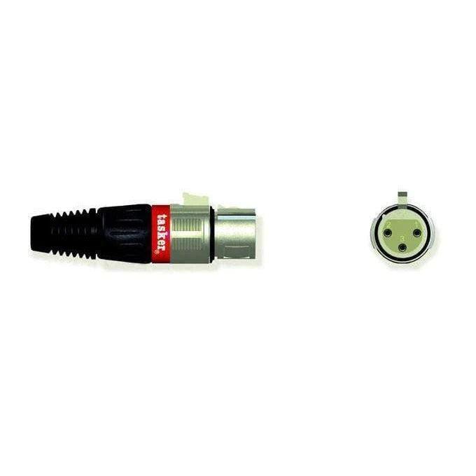 Tasker SPF3XLRM Connector XLR Female 3 Pole Metal Finish - MusicMajlis