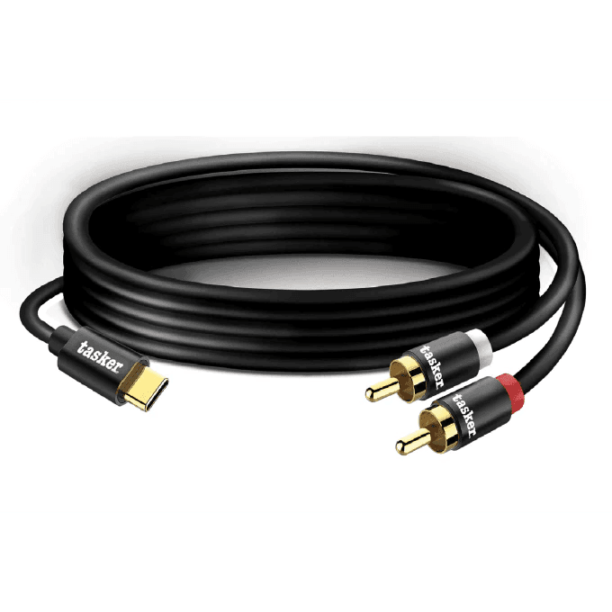Tasker TK065 USB Type C and 2 RCA Male - MusicMajlis