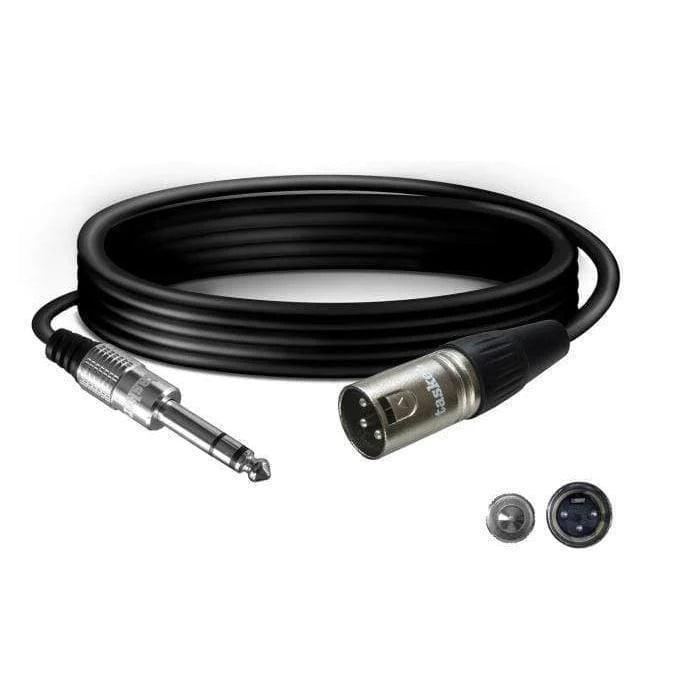 Tasker TSM225 Cable 1 XLR Male 3 Pin to 1 Jack Stereo 1/4 5Mtrs - MusicMajlis