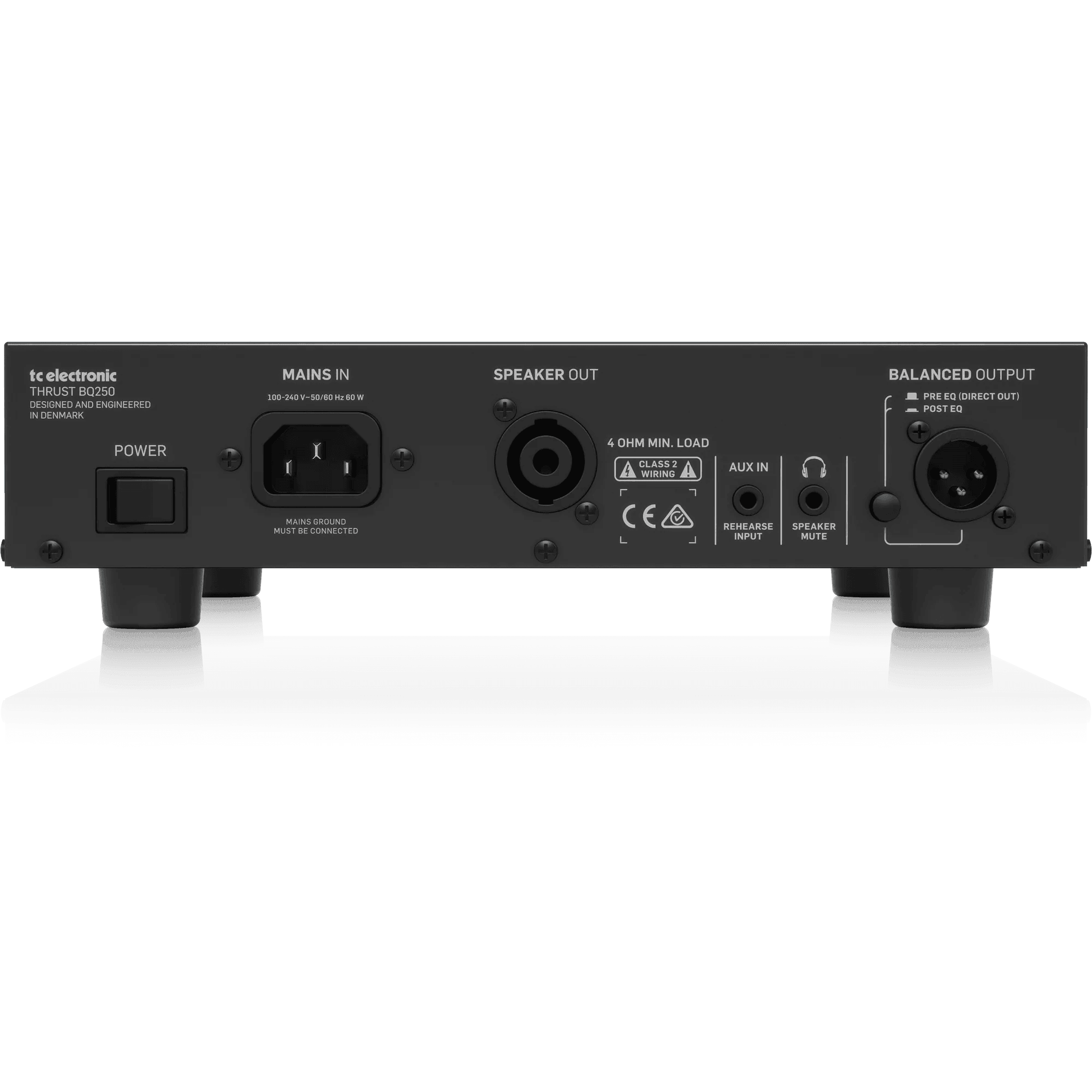 TC Electronic BQ250 250W Portable Bass Head - MusicMajlis