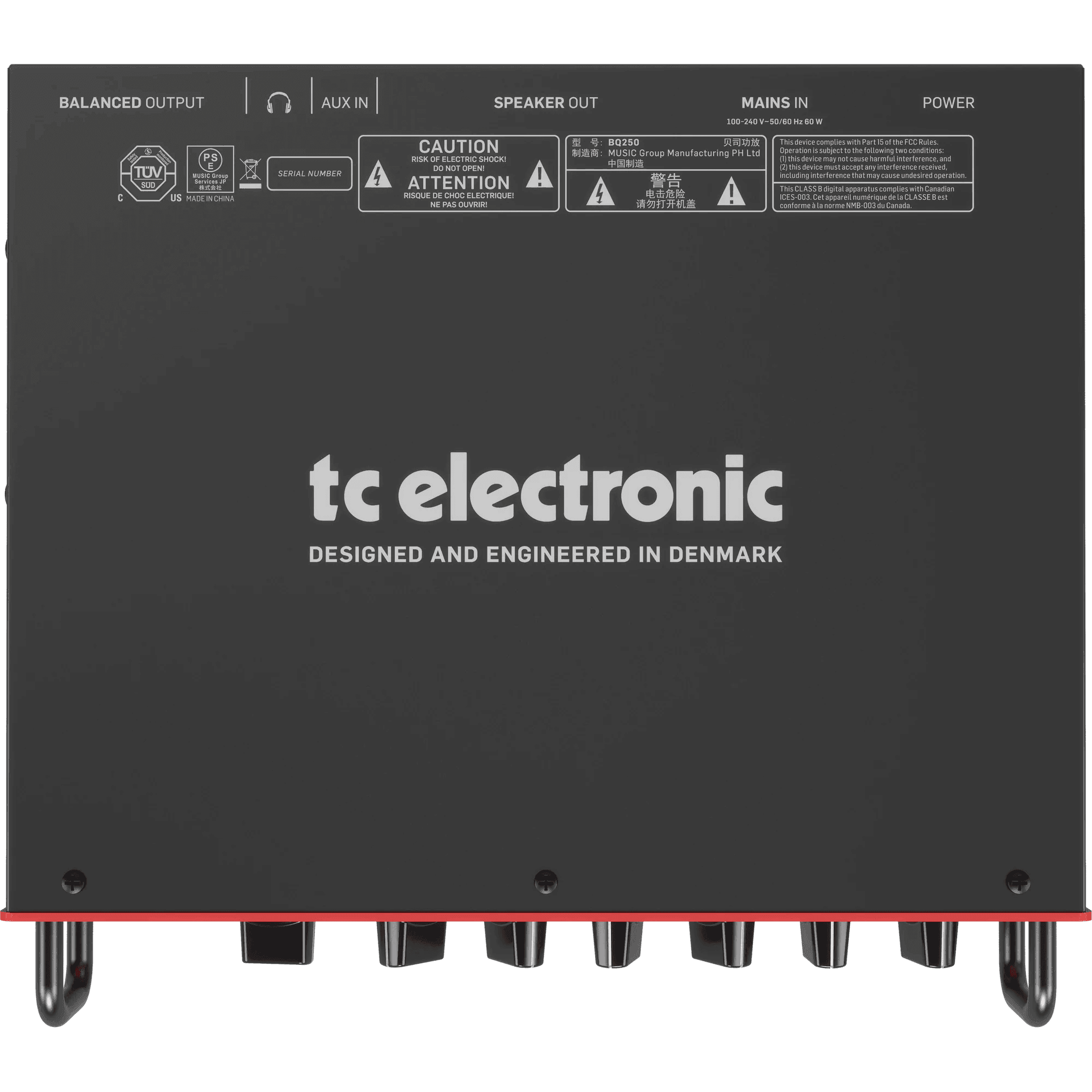 TC Electronic BQ250 250W Portable Bass Head - MusicMajlis