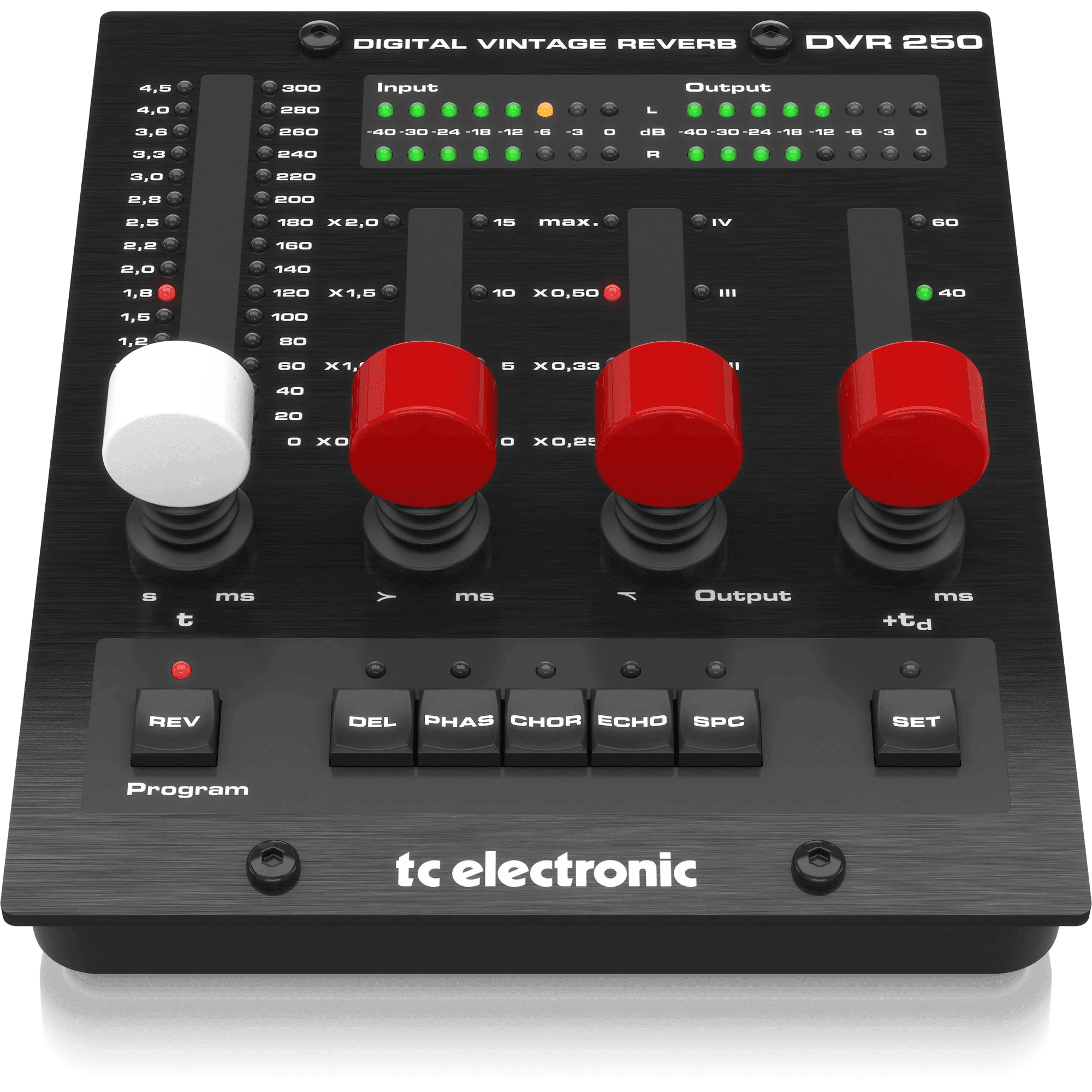 TC Electronic DVR250-DT Digital Vintage Reverb with Inspiring Hardware Interface - MusicMajlis