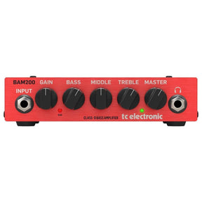 TC Electronics BAM200 Ultra-Compact 200 Watt Bass Head - MusicMajlis
