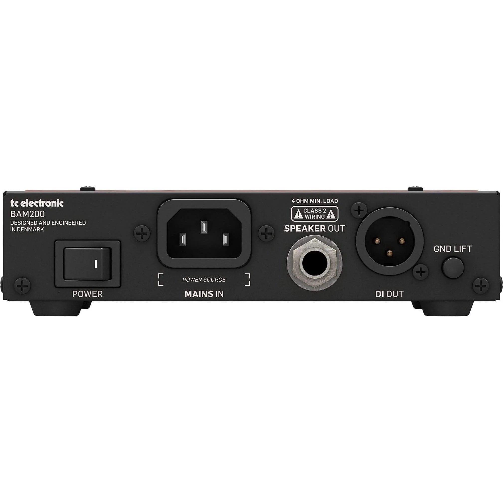 TC Electronics BAM200 Ultra-Compact 200 Watt Bass Head - MusicMajlis