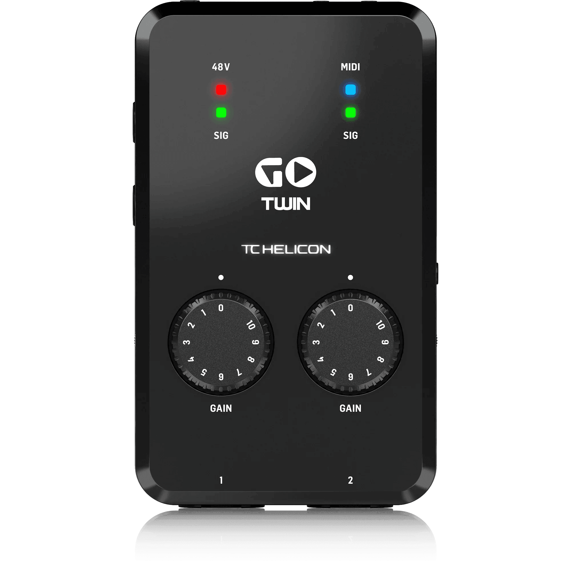 TC-Helicon GO TWIN 2-channel Audio/MIDI Interface for Mobile Devices - MusicMajlis