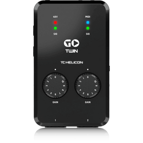 TC-Helicon GO TWIN 2-channel Audio/MIDI Interface for Mobile Devices - MusicMajlis