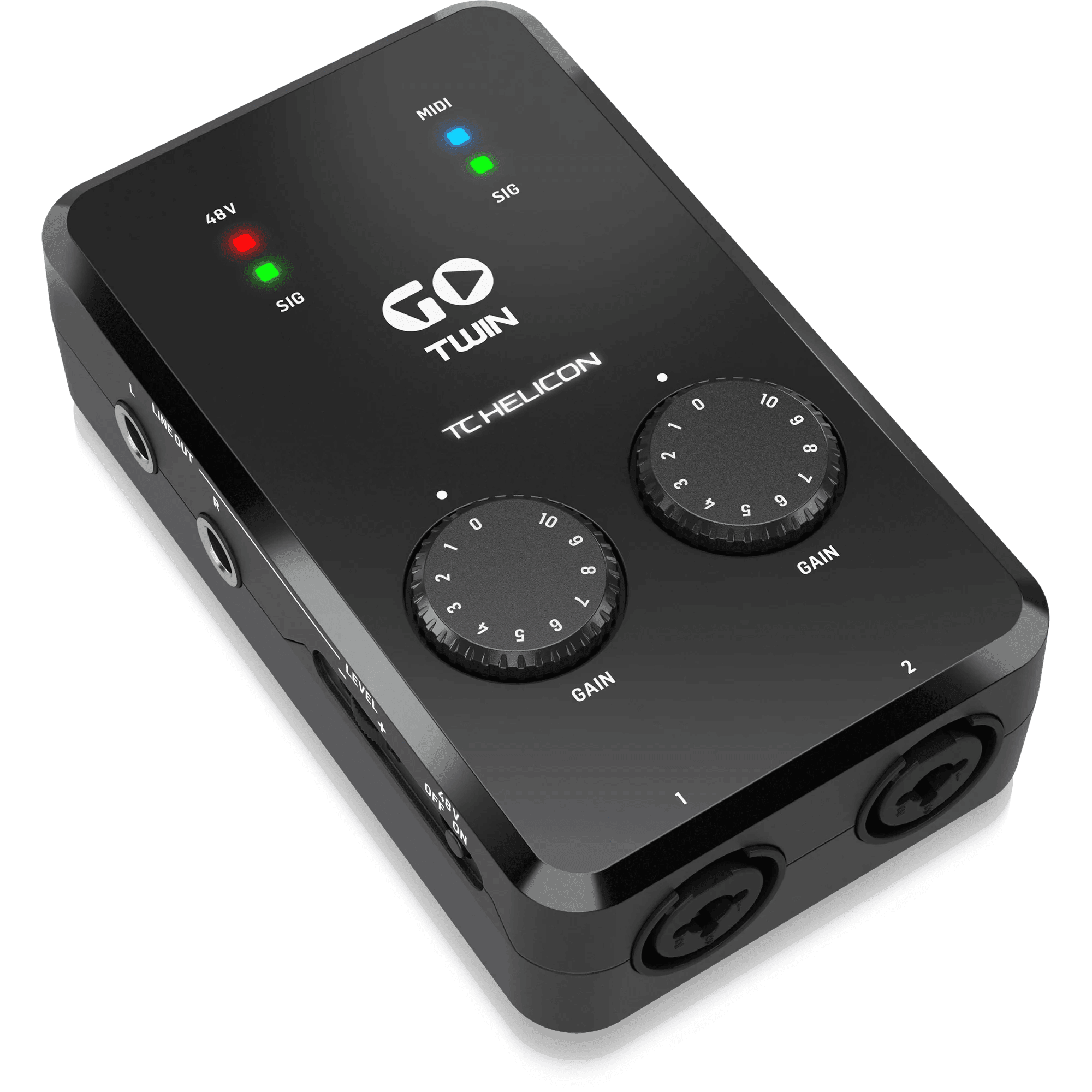 TC-Helicon GO TWIN 2-channel Audio/MIDI Interface for Mobile Devices - MusicMajlis