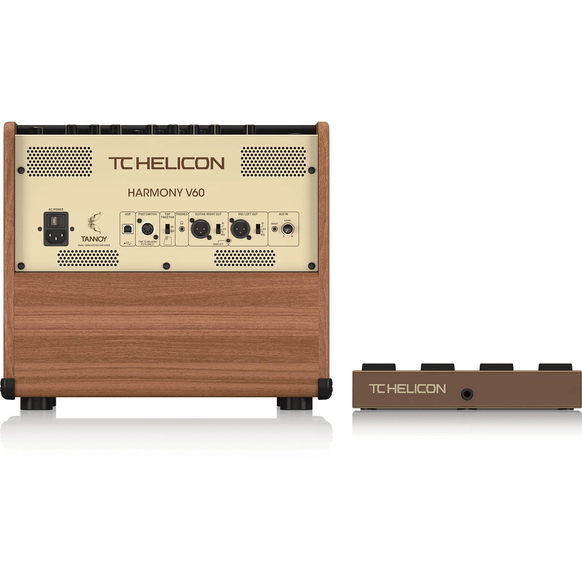 TC Helicon HARMONY V60 60W 2-Channel Acoustic Amplifier - MusicMajlis