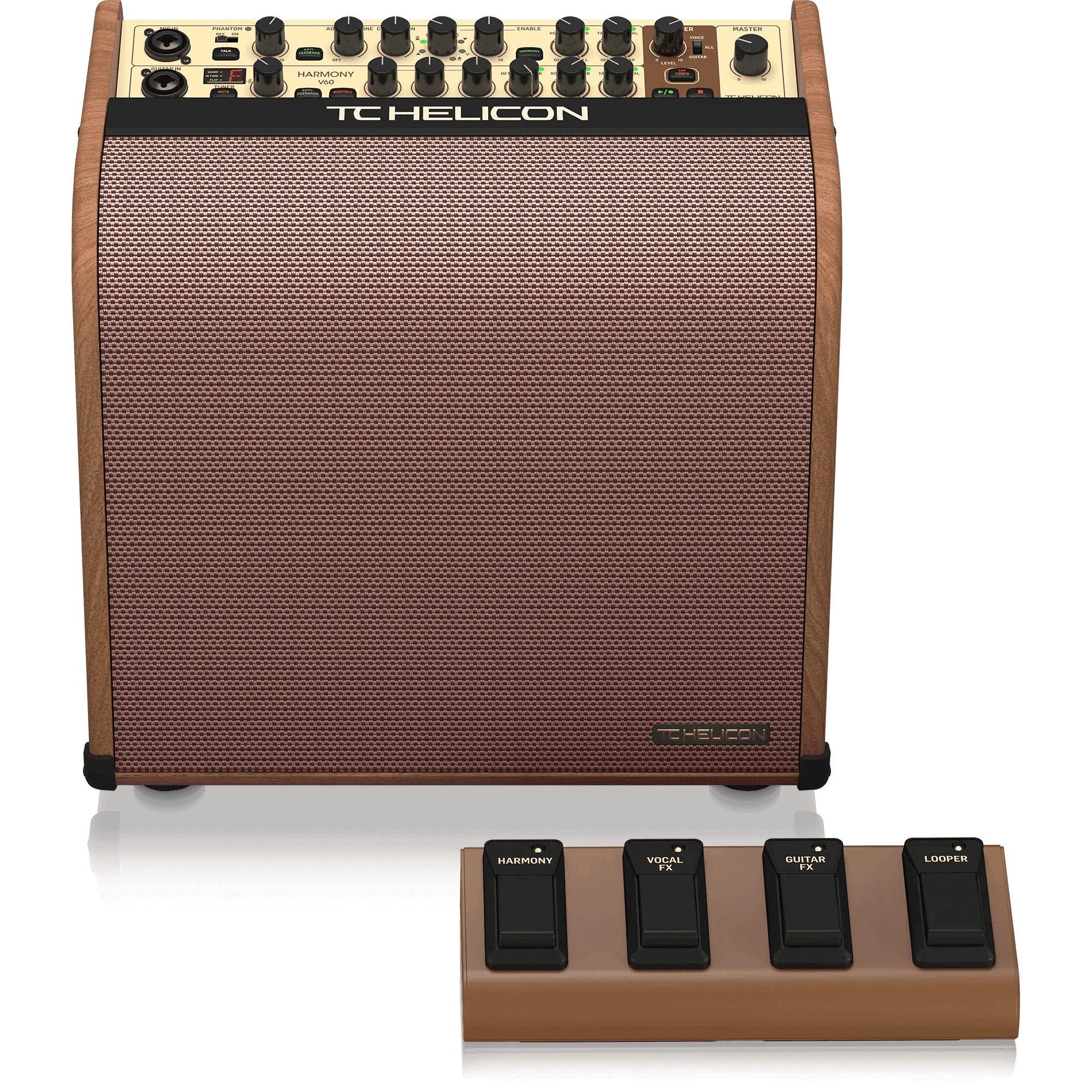 TC Helicon HARMONY V60 60W 2-Channel Acoustic Amplifier - MusicMajlis