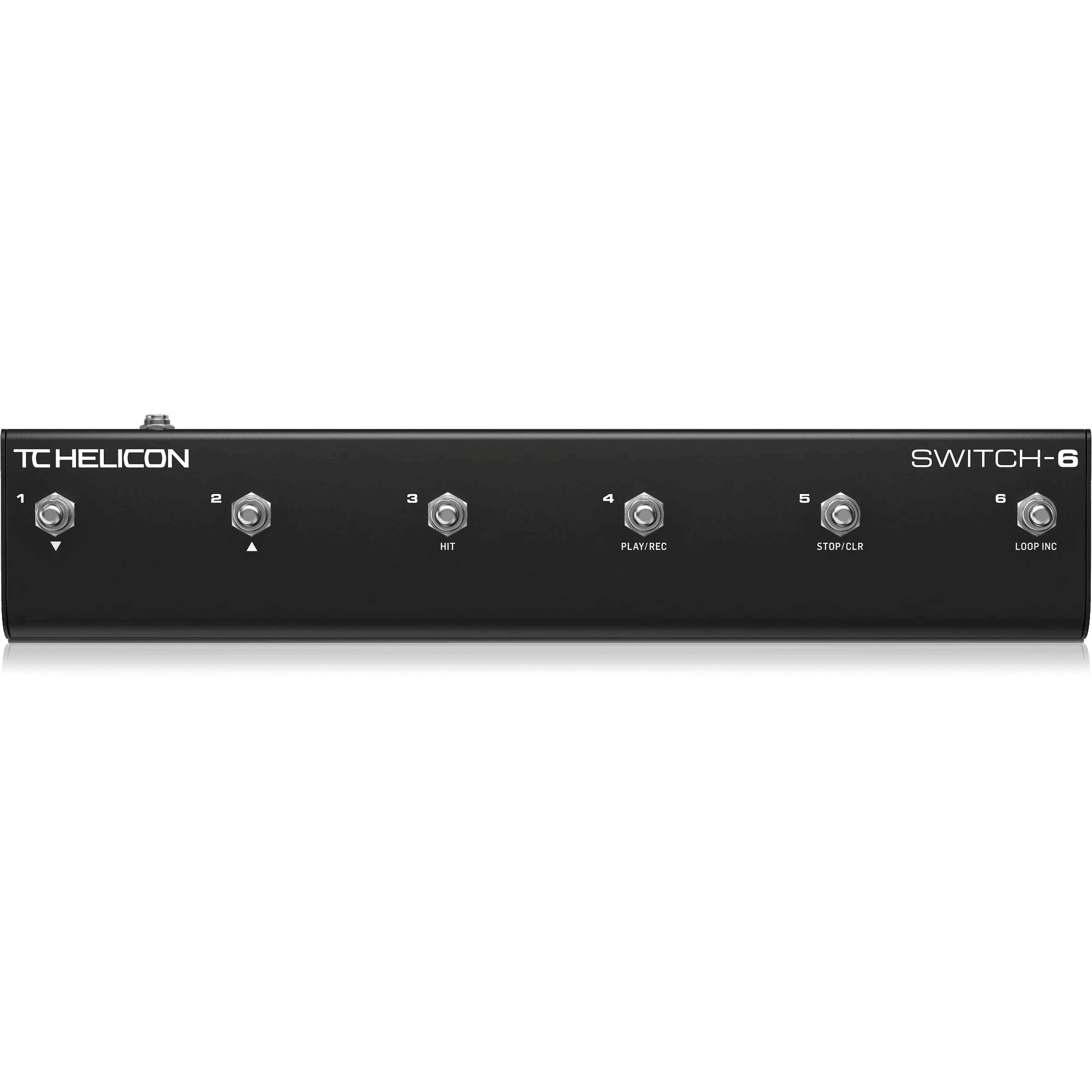 TC Helicon SWITCH-6 Sturdy 6-Switch Accessory Pedal for Expanded Effects Control - MusicMajlis