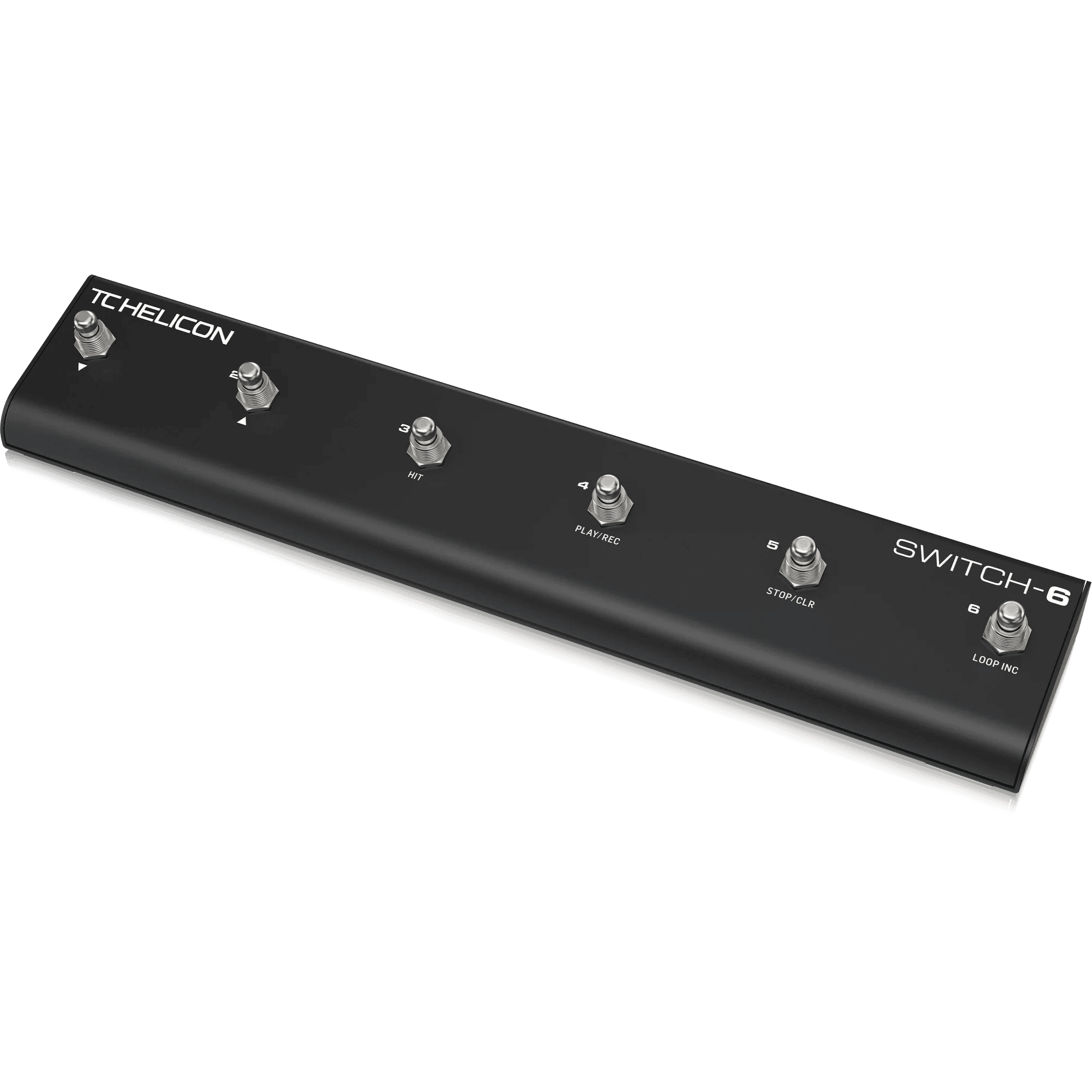 TC Helicon SWITCH-6 Sturdy 6-Switch Accessory Pedal for Expanded Effects Control - MusicMajlis