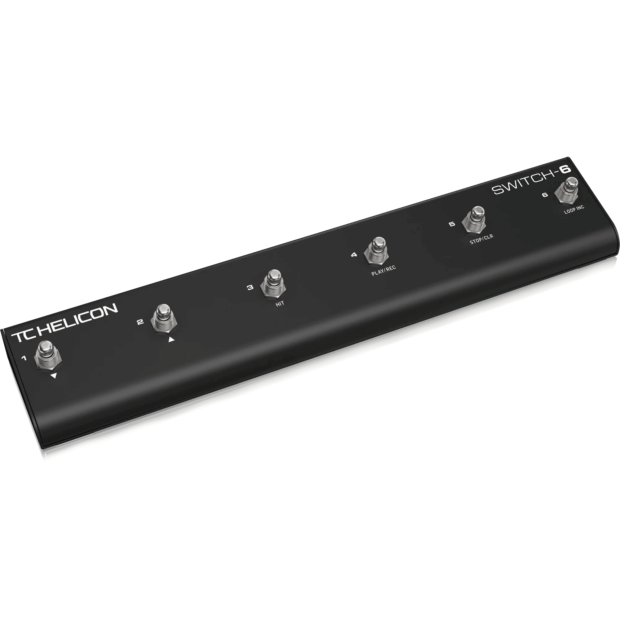 TC Helicon SWITCH-6 Sturdy 6-Switch Accessory Pedal for Expanded Effects Control - MusicMajlis