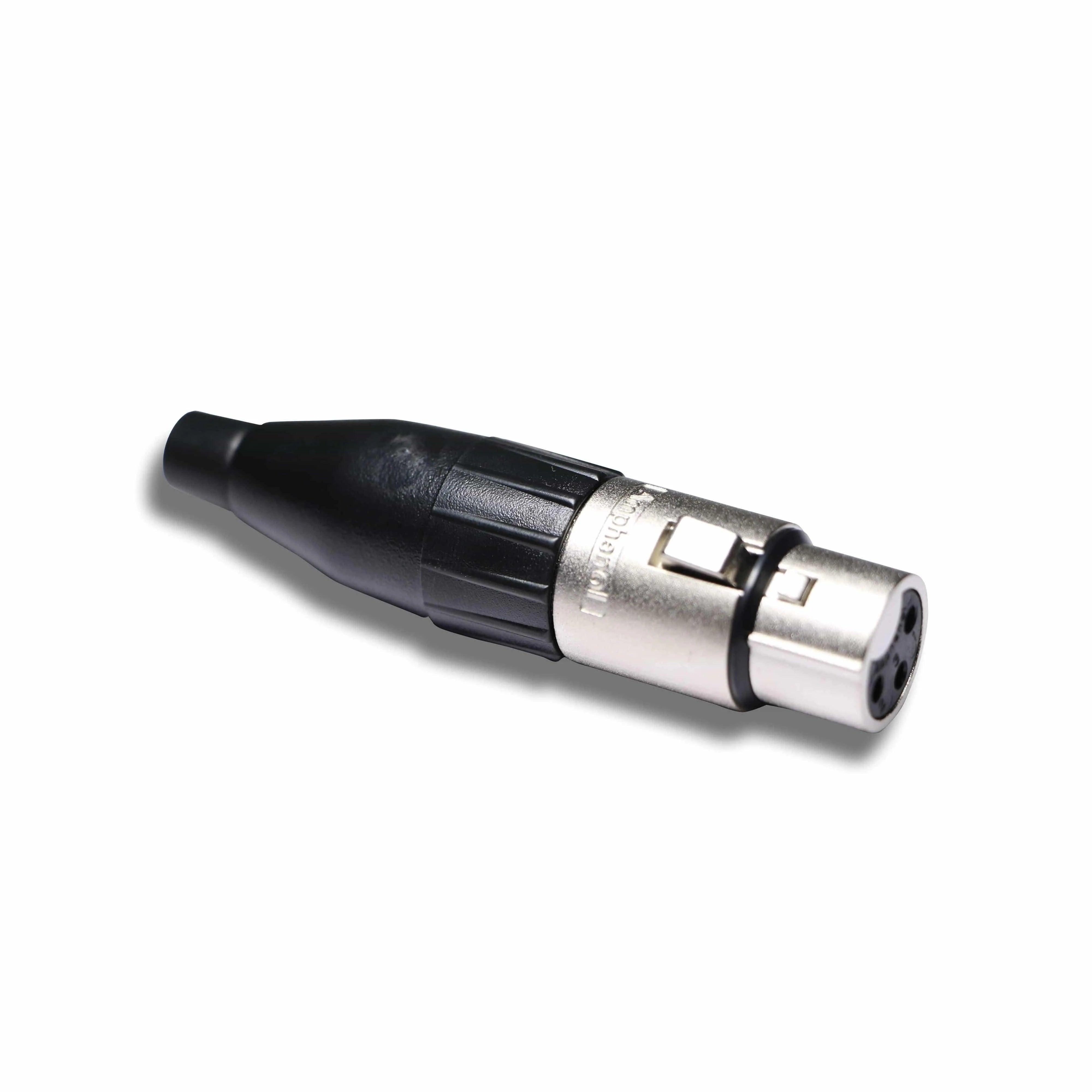 Tovaste AC3MM Amphenol Male XLR Connector - Silver - MusicMajlis