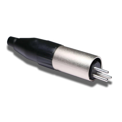 Tovaste AC3MM Amphenol Male XLR Connector - Silver - MusicMajlis
