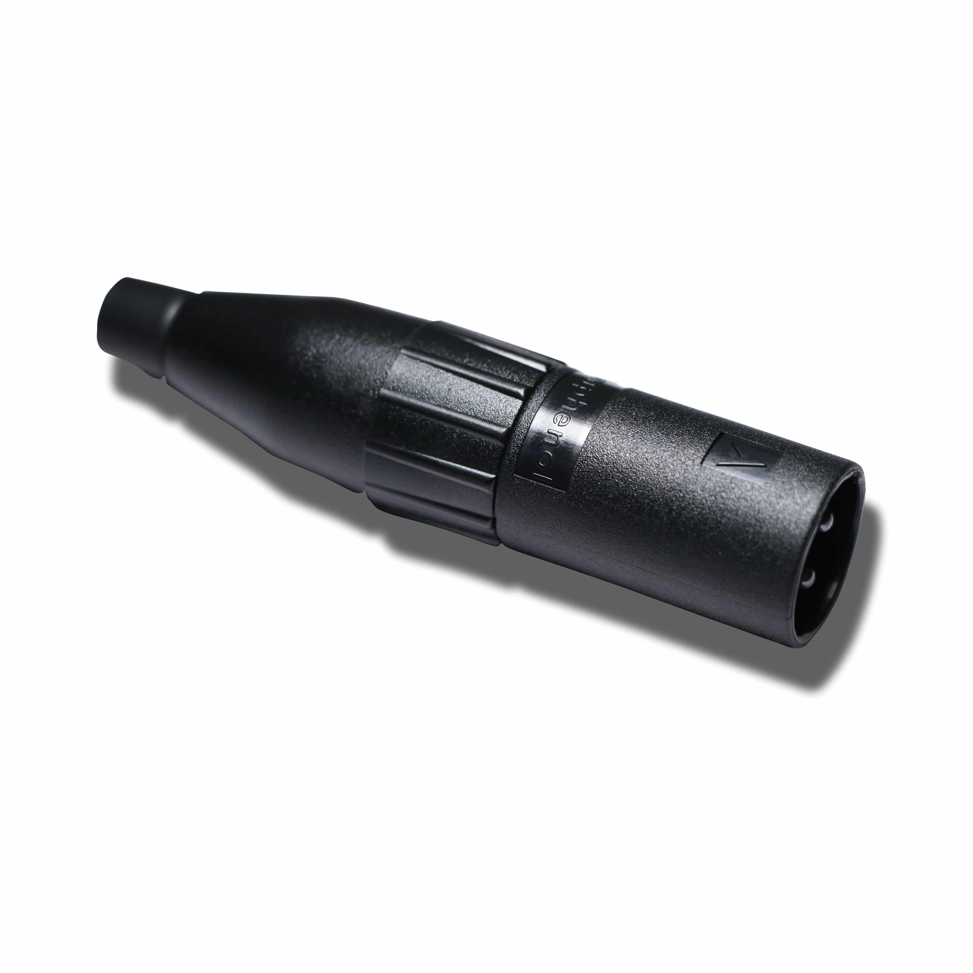 Tovaste AC3MMCP Amphenol Male XLR Connector -Black - MusicMajlis