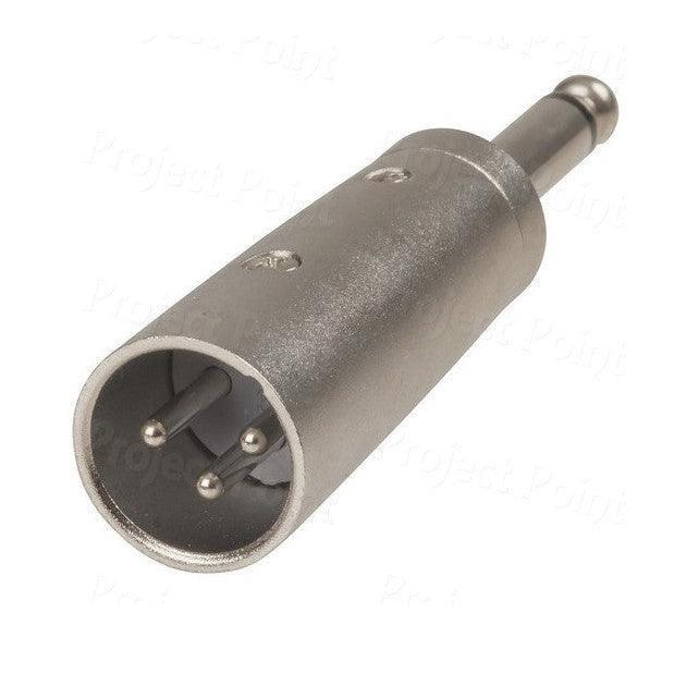 Tovaste CON00803 Adaptor 3 Pole XLR(M) to Mono(M) Jack - MusicMajlis
