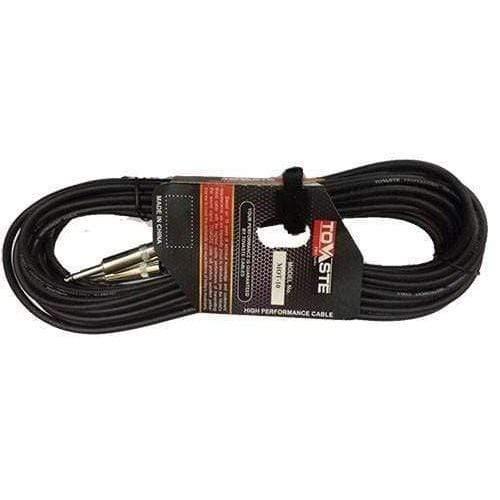 Tovaste GCII-10 Dual 1/4" TS Cable 10 Meters - Black - MusicMajlis