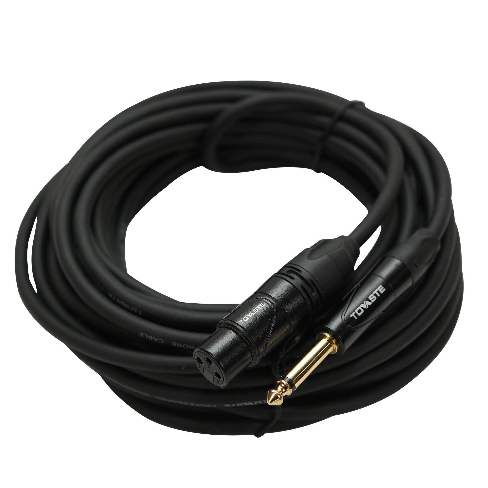 Tovaste MHI-10 Cable Mic High-Z Female XLR-Jack - 10 Meters - MusicMajlis