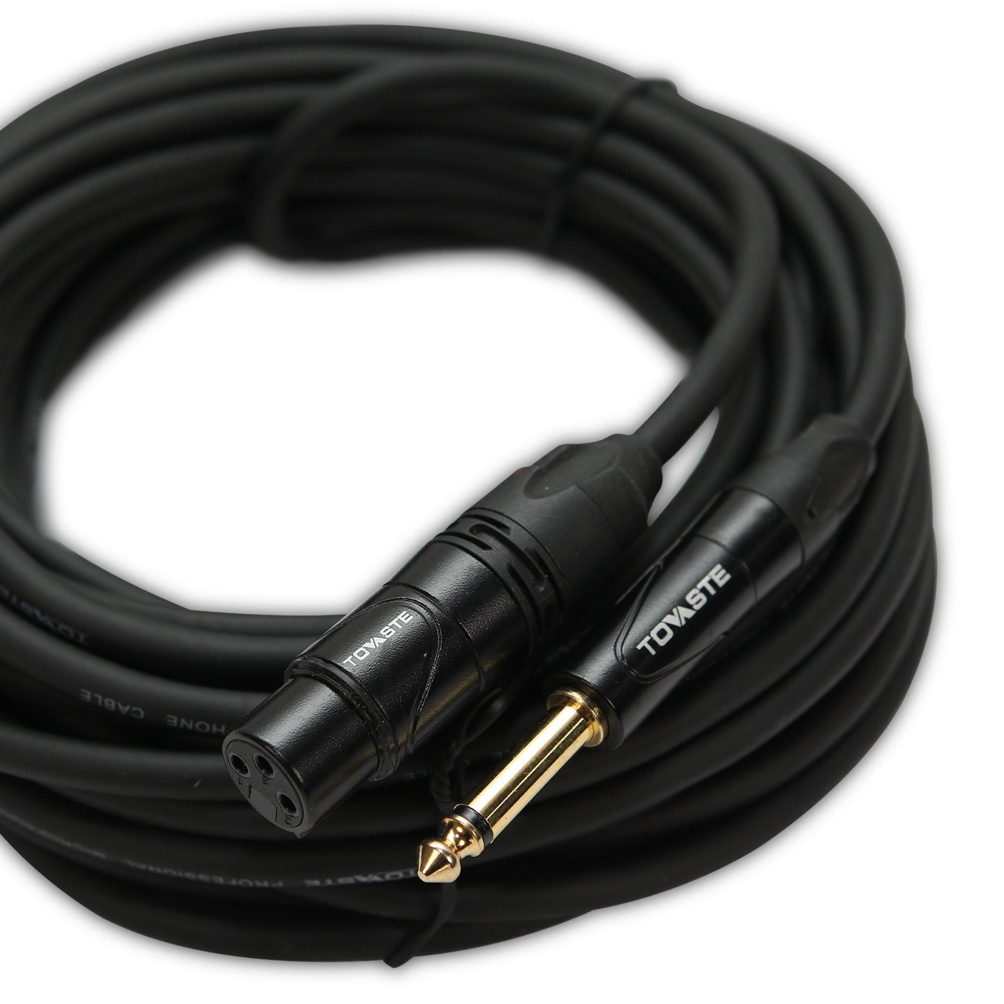 Tovaste MHI-10 Cable Mic High-Z Female XLR-Jack - 10 Meters - MusicMajlis