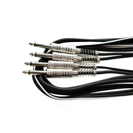 Tovaste MTT-9 2x Dual 1/4" TS Mono Jack Recording Cable - 9 Feet - MusicMajlis