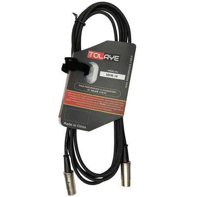 Tovaste SDM-10 MIDI Cable 5P Male XLR -10 Feet - MusicMajlis
