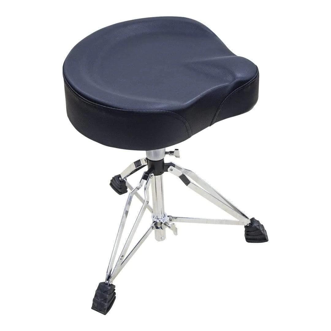 Tovaste T7BK Saddle Drum Throne -Black - MusicMajlis