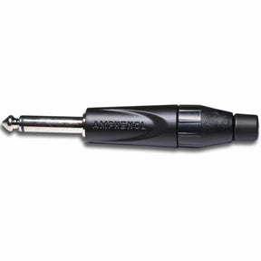 Tovaste TM2PB 1/4" Mono jack Thermoplastic Black Finish Connector - MusicMajlis