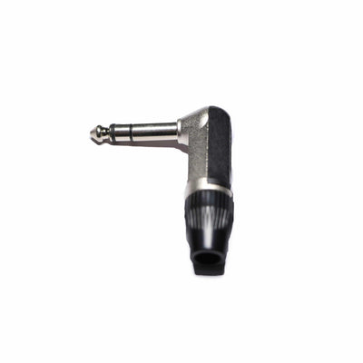 Tovaste TM2PB L-Shaped 1/4" Mono jack Thermoplastic Black Finish Connector - MusicMajlis