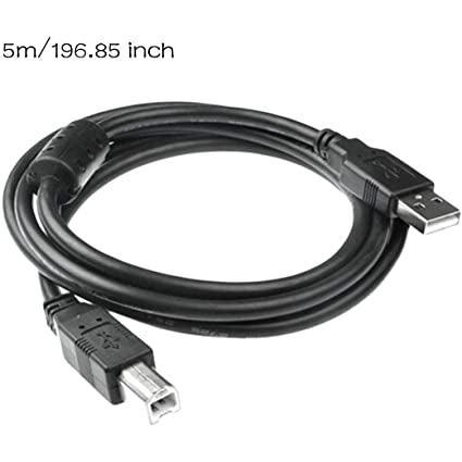 Tovaste UBC100L 5M USB 2.0 Type A to Type B Printer Cable - MusicMajlis