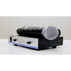 Tovaste VH3500 Dual Handheld Wireless VHF Microphone - MusicMajlis