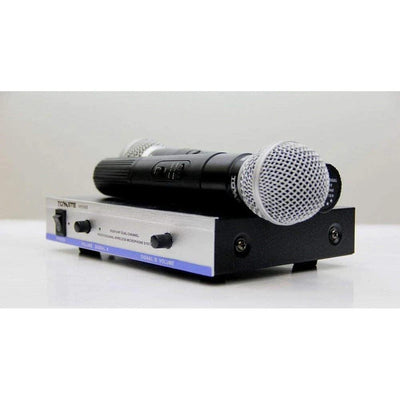 Tovaste VH3500 Dual Handheld Wireless VHF Microphone - MusicMajlis