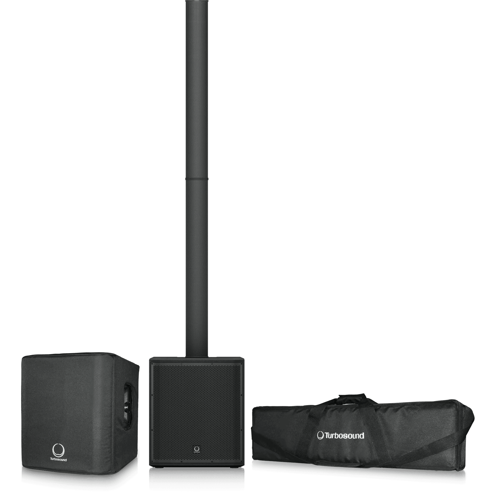 Turbosound iP2000 Bundle with Transport Bag and Protective Cover - MusicMajlis