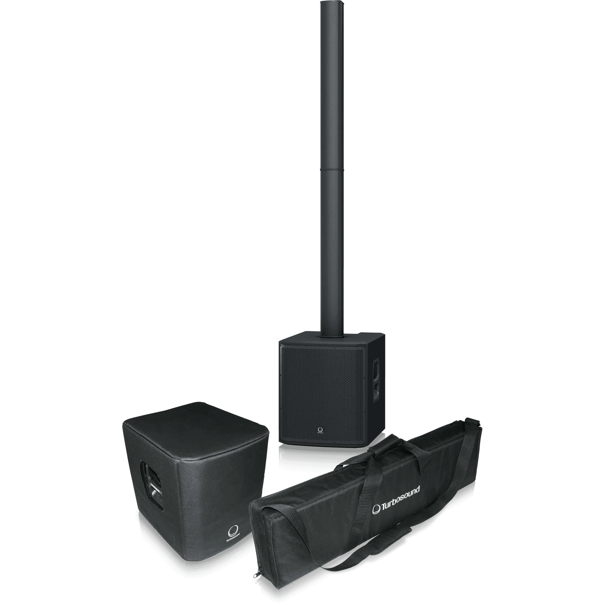 Turbosound iP2000 Bundle with Transport Bag and Protective Cover - MusicMajlis